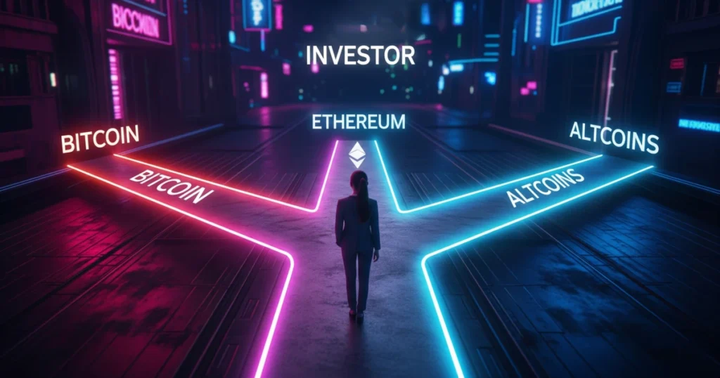 Compare Bitcoin, Ethereum, and A