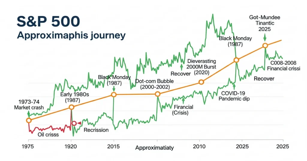 S&P 500 Historical Timeline